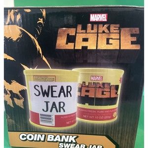 Coin Bank - Marvel - Luke Cage Swear Jar Near Mint Condition